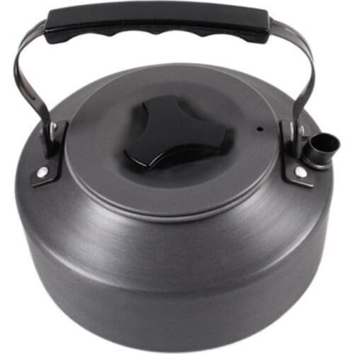 1.1L Outdoor Camping Coffee Pot Water Kettle Teapot Aluminum Water Pot Portable Teapot
