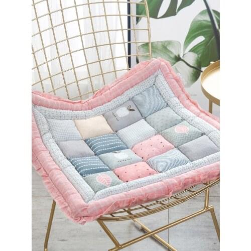 Pure Cotton All Cotton Cushion Dining Table and Chair Cushion Office Student Mat Tatami Home Bench Seat Cushion Soft Cushion