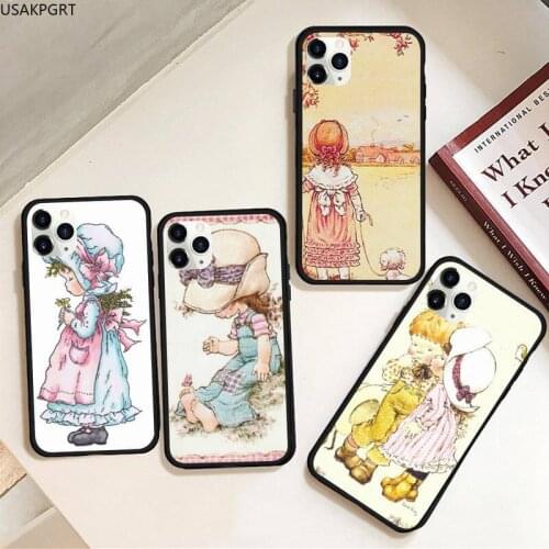 Cute Sarah Kay Phone Case Rubber for iPhone 11 pro XS MAX 8 7 6 6S Plus X 5S SE 2020 XR case
