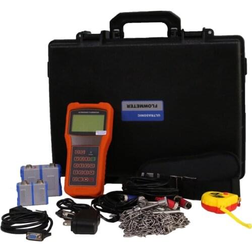 Dalian Teren Instruments DTI-200H Handheld Ultrasonic flow meter For Water Liquid Oil Pipe Size DN15-6000mm