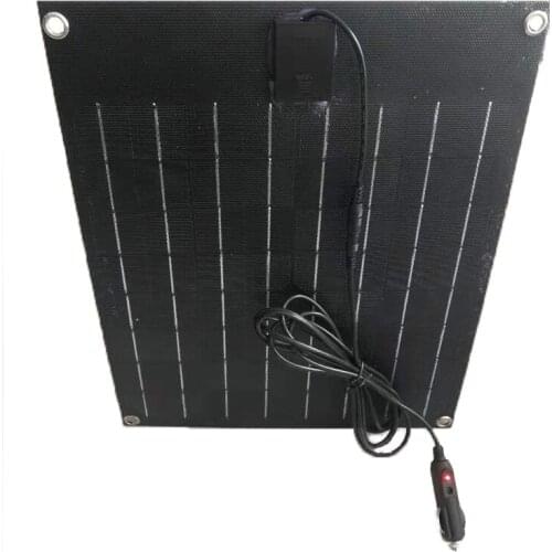 Solar panel 20w etfe flexible solar cell monocrystalline module DC for car yacht light RV 12v battery 5v output