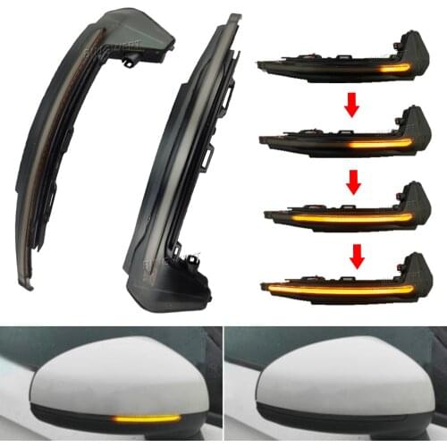 LED Turn Signal Light Dynamic Blinker Sequential Side Wing Mirror Indicator For Audi A1 8X 2011 2012 2013 2014 2015 2016 2017