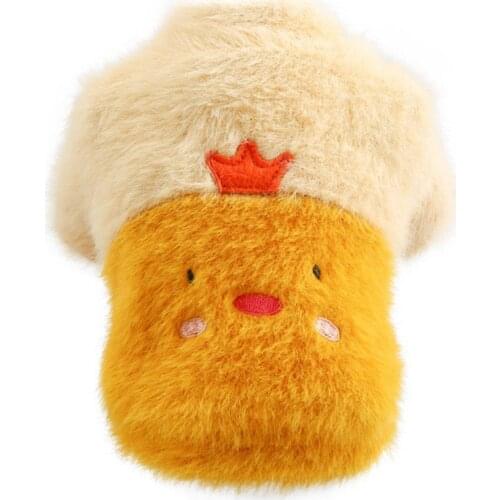 Autumn Warm Winter Sweater Dog Clothes Warm Sweater Coat Outfit for Cats Clothes Woolly Soft Dog Jacket For Small Dogs Chihuahua