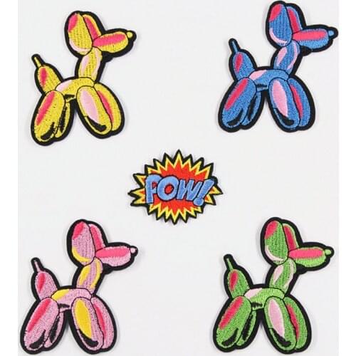 Fabric Embroidered Dog Cartoon Patch Cap Clothes Stickers Bag Sew Iron On Applique DIY Apparel Sewing Clothing Accessories BU152