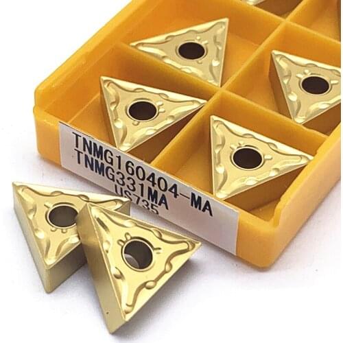 TNMG 160404 US735 External Turning Tools Tokarnyy Carbide insert Lathe cutter Tool cnc tool parts токарный станок резцы токарные