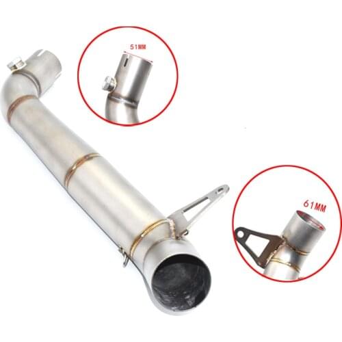 Middle Link Pipe Motorcycle Muffler Exhaust pipe Escape Stainless steel Exhaust For Honda cbr1000rr CBR 1000RR 2008-2016