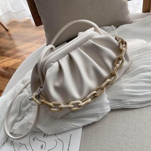 Candy Color PU Leather Shoulder Messenger Bags For Women 2020 Small Crossbody Bag Travel Chain Handbags Women bag