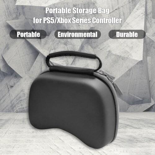 Controller Hard Shell Dustproof Portable Carrying EVA Carrying Case Decor for PS5 DualSense Xbox Series X Controller