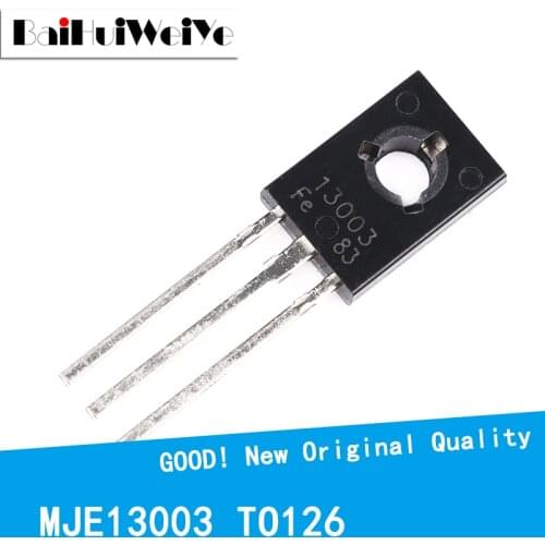10pcs/lot MJE13003 E13003-2 E13003 TO-126 Transistor 13003 700V15A NPN Transistor new original Good Quality Chipset