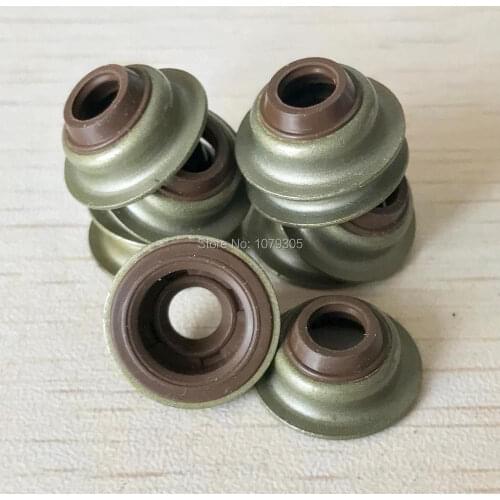 10pcs Valve Stem Seal Kart Oil Seal For 154 Gasoline Engine Motor Repalcement