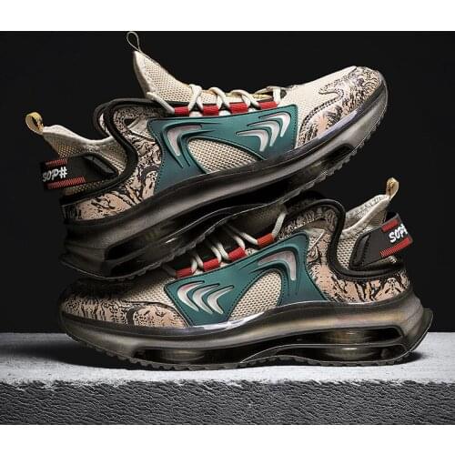 2021 men shoes Popcorn sports shoes hollowed out increased daddy casual shoes