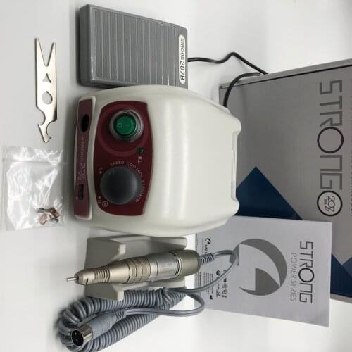 30000RPM H200 micromotor phone and STRONG 207B control box electric nail drill manicure manicure equipment