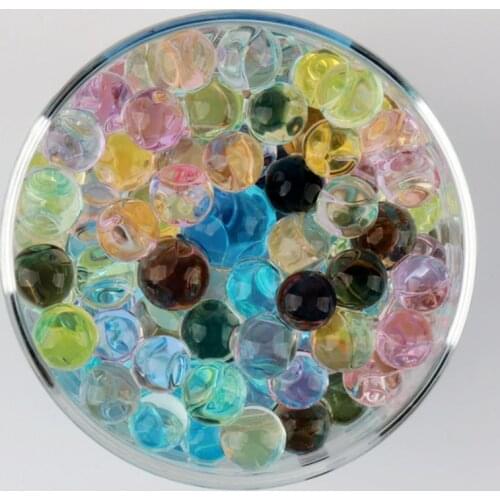 5000 PCS/Bag Hydrogel Pearl Shaped Crystal Soil Water Beads Bio Gel Ball For Flower/Weeding Mud Growing Magic Jelly Balls