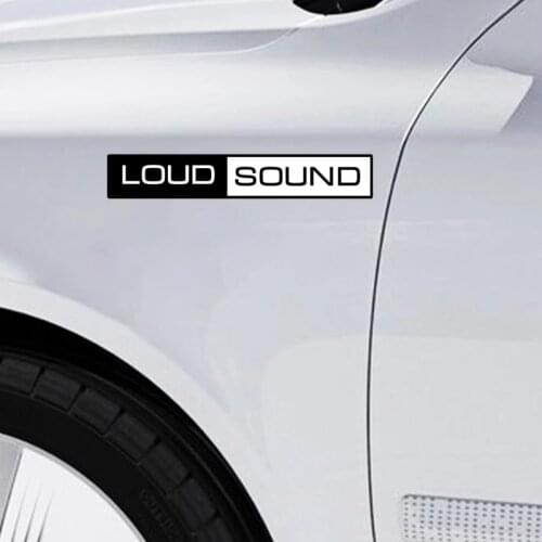 23* 5 cm Decal LOUD SOUND Car Sticker Waterproof Auto Decors on Bumper Rear Window