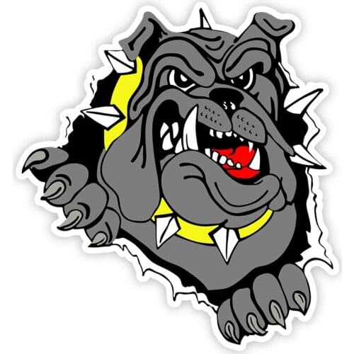 B0739# 13CM 17 CM Self-adhesive Decal французский бульдог овчарка Bull Dog Car Sticker Waterproof Auto Decors on Bumper Window