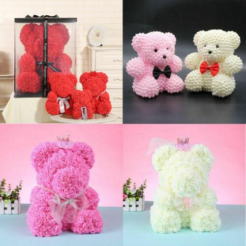 White Polystyrene Styrofoam Foam Bear Modelling DIY Valentine Gifts Party Decor Polystyrene Styrofoam Foam Craft DIY Valentine