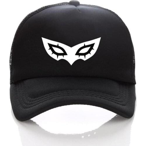 Game Persona 5 hat Printing Baseball Cap Cosplay Hip Hop Unisex Adjustable Summer Fitted Snapback Mens DIY Fitted Hats