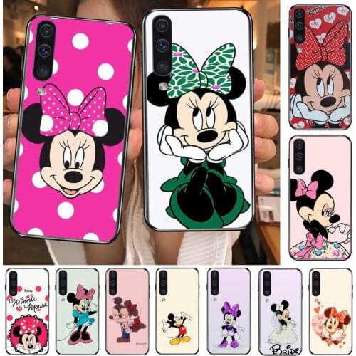 Minnie Mouse Hug Phone cover hull For SamSung Galaxy S8 S9 S10E S20 S21 S5 S30 Plus S20 fe 5G Lite Ultra black soft case