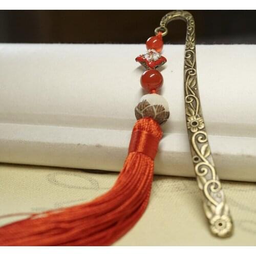 3 colors chalcedony Ethnic jewelry long dark green tassel hair accessories,antique copper Bodhi vintage cloisonne hair pin