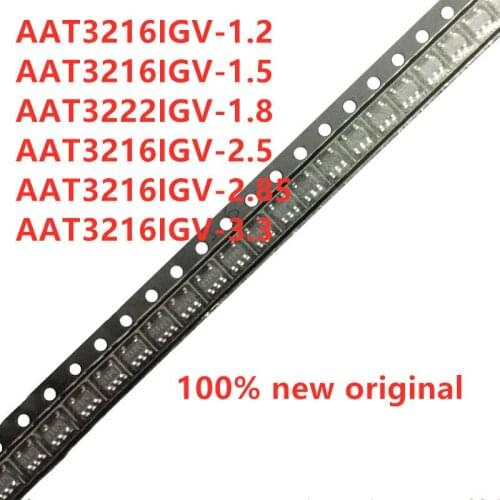 AAT3216IGV-1.2 AAT3216IGV-1.5 AAT3222IGV-1.8 AAT3216IGV-2.5 AAT3216IGV-2.85 AAT3216IGV-3.3 SOT23-5 new original