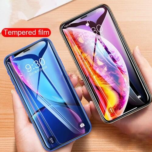 Full Curved Protective Glass For iphone SE 6 6S 7 8 Plus Screen Protector on iphone X XR XS 11 12 Pro Max Tempered Glass case