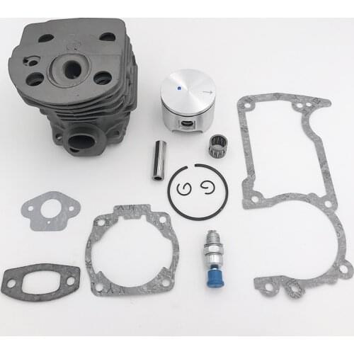 46mm Cylinder Piston Oil Seal Decompression Valve Gasket Kit For HUSQVARNA 55, 55 Rancher, 51 Chainsaw Engine Motor Spare Parts