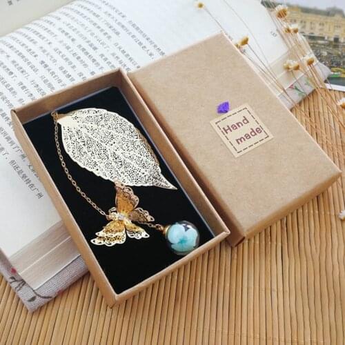 Creative Metal Leaf Bookmark Vintage Hollow Leaf Page Holder For For Books Accessories Teachers Gifts Office School Stationery