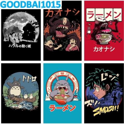 Miyazaki Hayao 5d Diy Diamond Painting Anime Cartoon Diamond Mosaic Embroidery Cross Stitch Kits Kids Home Decor Art