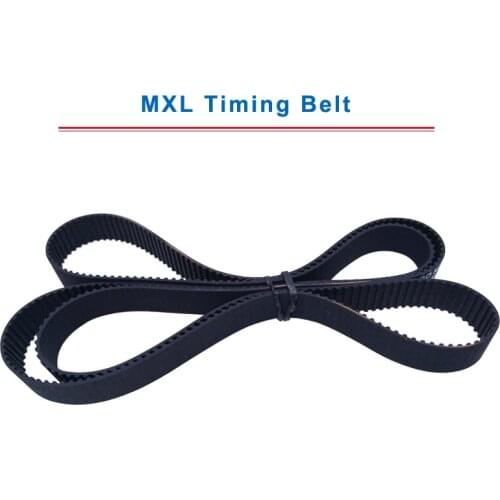 MXL Timing Belt model-127.2/128/130/130.4/131.2/132/132.8/134/135/136MXL Transmission Belt Width 6/10mm For MXL Timing Pulley