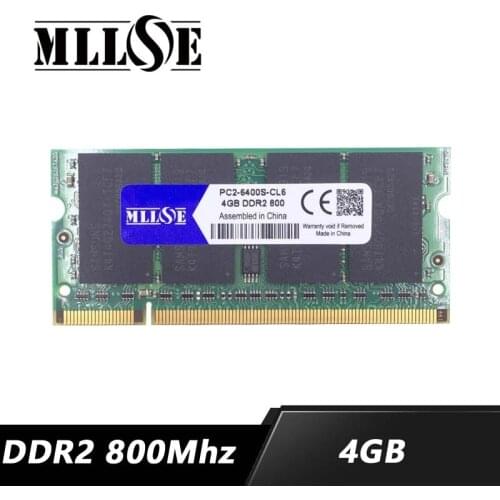 MLLSE memory ram DDR2 4gb 8gb 800 Mhz PC2-6400 sodimm laptop notebook , memoria ram ddr2 4gb 800Mhz pc2-6400s, ddr 2 4g 4gb ram
