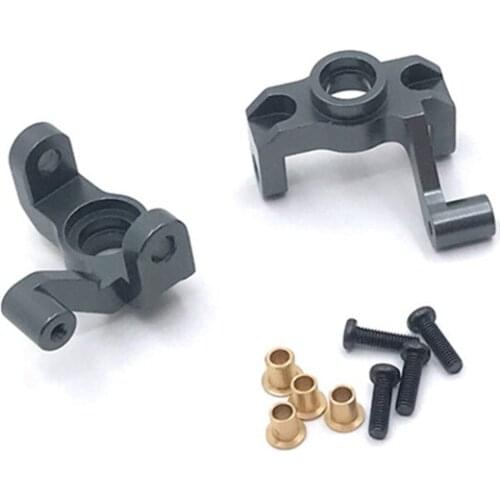 Steering Hub Carrier Knuckle (L/R) 0005 Portal Drive Housing for WLtoys 12428 12423 1/12 FEIYUE Desert Eagle FY03