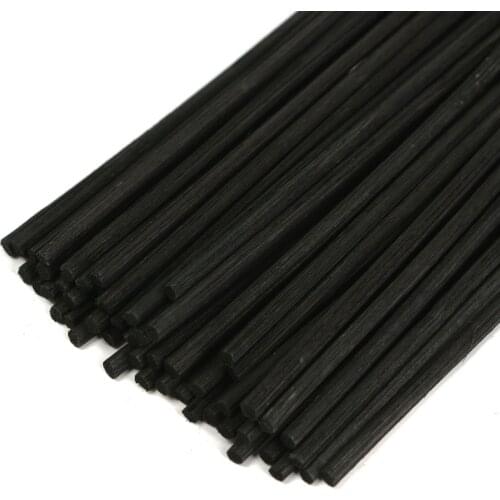 50pcs/lot 22cmx3mm Black Rattan Fragrance Sticks Reed Diffuser Sticks Aromatic Sticks for Home Decoration
