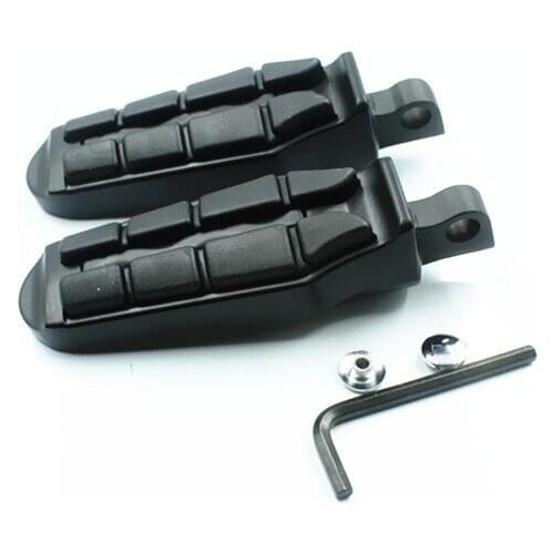 A Pair Footpegs Pegs Rest Mounts For Blackline CVO Dyna Electra Glide Classic FLHTC Night Train Road Glide FXS