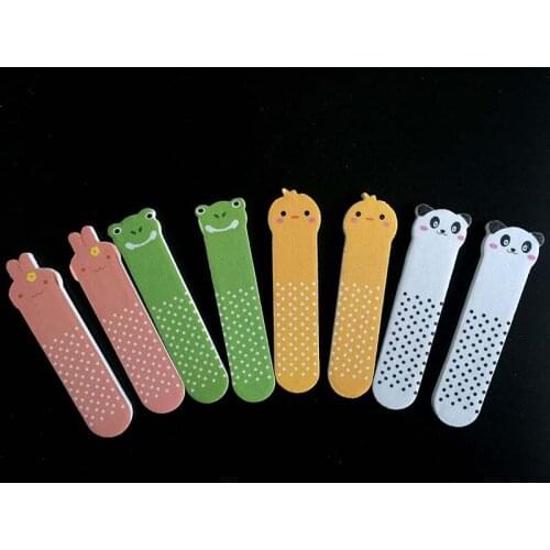 10 pcs/lot mini animal style Nail Buffer Files Block Double Sided Nail Art Tool Manicure Device Tool UV Gel Polisher Nail File