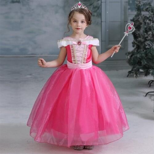 Girls Dress For Kids Halloween Cosplay Princess Costume Christma Party Clothing Children Disfraz
