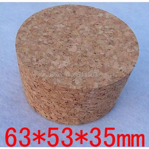 63mm* 53mm* 35mm size, 10pcs/lot! soft cork stopper for glass bottles,stopper,bung,wooden plug etc