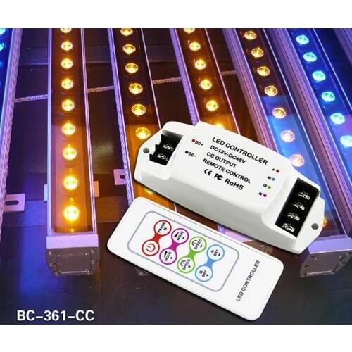 BC-361-350 350mA*3CH RGB LED controller 1W RF remote RGB controller 12V led rgb controller
