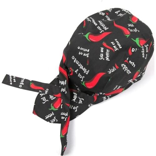 High Quality Wholesale Pirate Hat Chef Waiter Hat Hotel Restaurant Canteen Bakery Cooking Caps Cooker Workwear Uniform chef hat