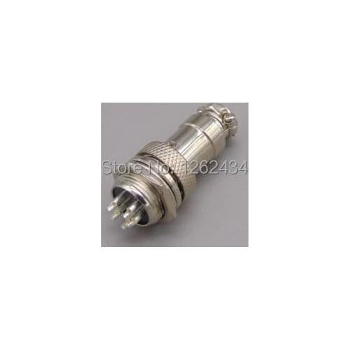 Male & Female Diameter 12mm Aviation plug GX12 5P 5pin 5 core M12 connector Socket Plug adapter RS765