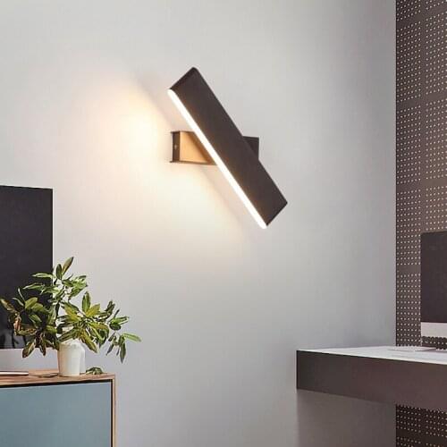 Surface Mounted Sofa Background Sconce Lighting Fixture Living Room LED Wall Lamp Long Wall Light Decor For Home Bedroom