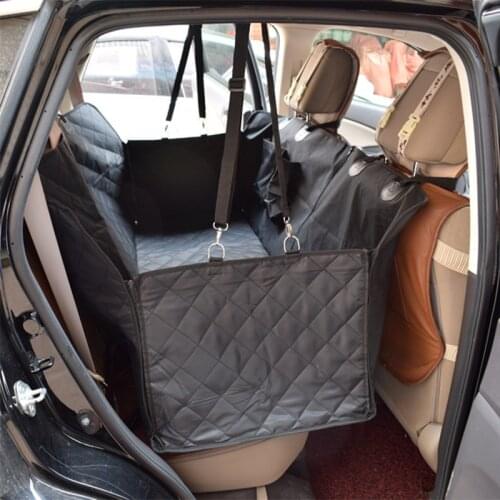 Pet Carriers Waterproof Rear Back Pet Dog Car Seat Cover Mat Hammock Protector Carrying for dogs transportin perro