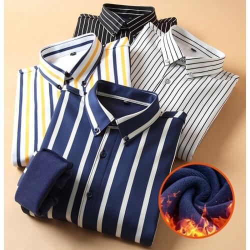 Мужские полосатые рубашки VROKINO China At AliExpress