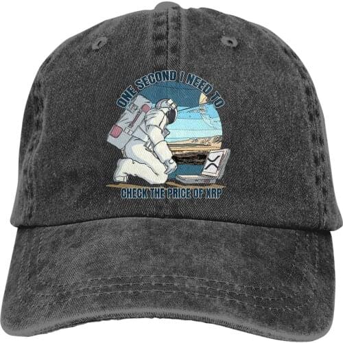 One Second I Need To Check The Price Of The Baseball Cap Peaked capt Sport Unisex Outdoor Custom XRP Ripple Cryptocurrency Hats