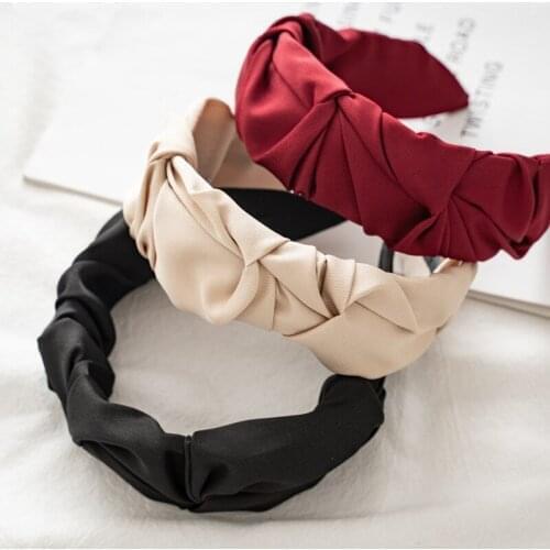 Womens Girl Hairband Twisted Knot Headband Headwrap Hair Band Hoop Accessories
