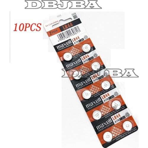 10X LR44 A76 AG13 0%Hg SR1154 357 LR 44 1.5V Cell battery batteries For calculator 0