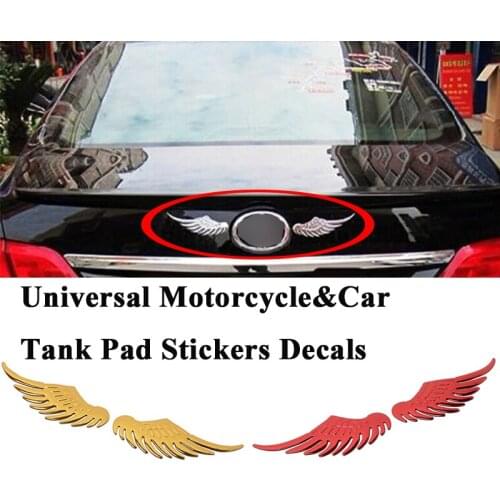 2pcs Universal 3D Flame Fire Auto Motorcycle & Car Tank pad Stickers Emblem Fairing Decals For SUV ATV Honda Yamaha Kawasaki BMW
