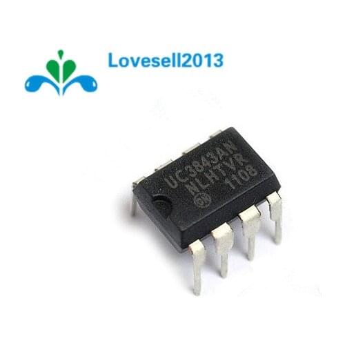 20PCS UC3843AN UC3843 ON 3843 DIP-8 PWM Controller IC