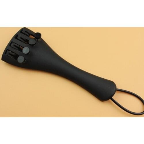 5pcs new 4/4 carbon fiber violin tailpiece with tailgut violin accessories