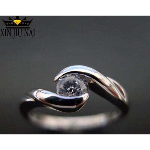 925 anillos silver Valentines Day Gift Flower Ancient wood love Ring Female Romantic Elegant Jewelry diamond rings for women