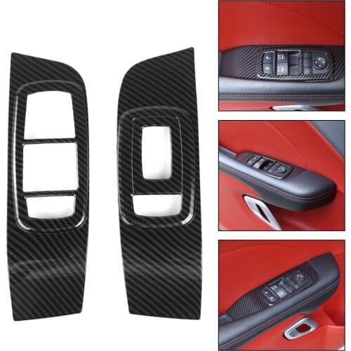 Artudatech Window Lift Trim Switch Panel Car Inner Decor Accessories Fits for Challenger 2015-2019